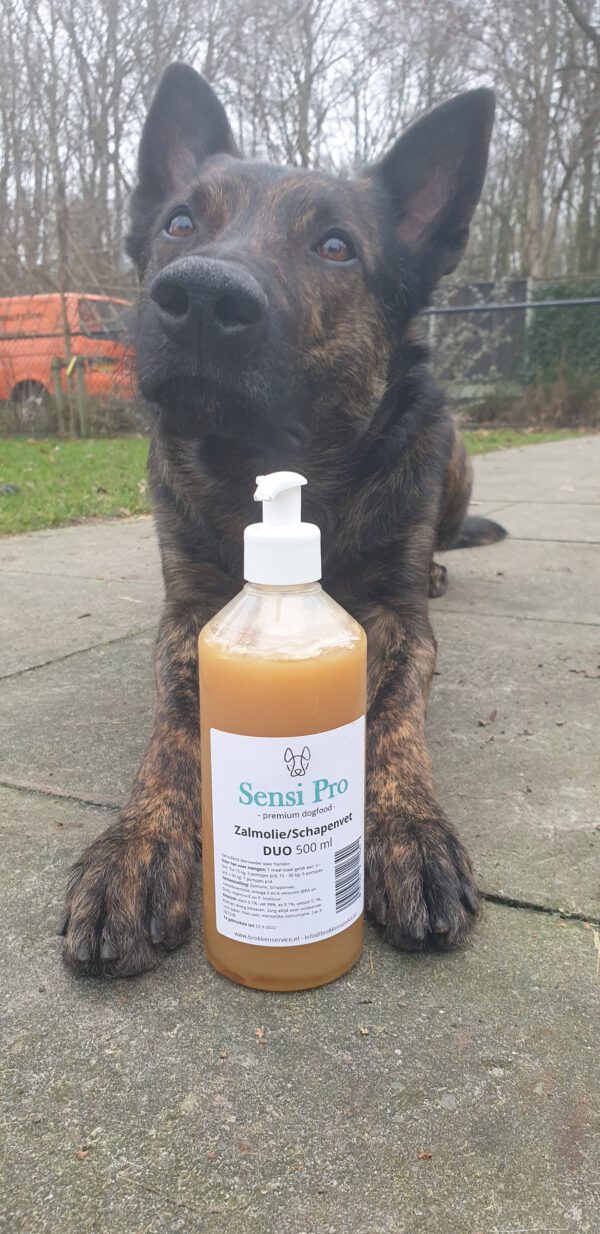 Sensi Pro zalmolie/Schapenvet 500 ml.