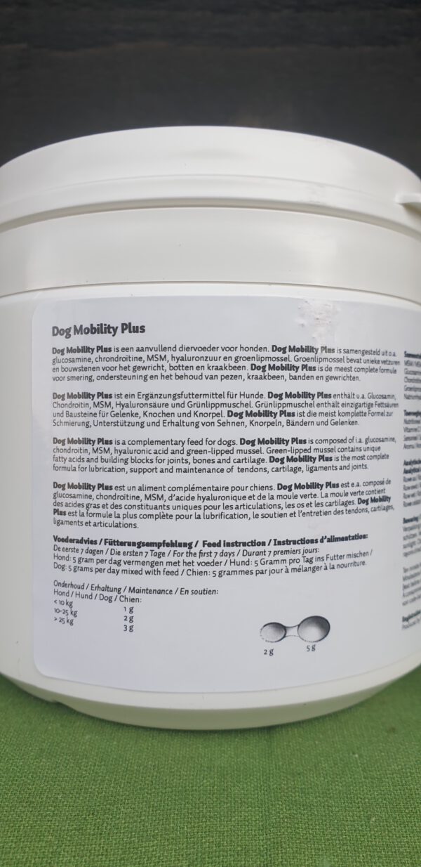 Dog Mobility Plus 100 gr. - Afbeelding 2