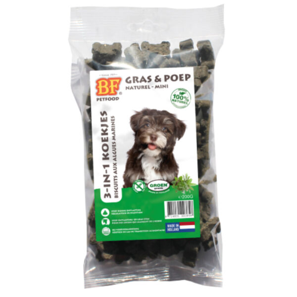 BF Petfood 3-in-1 Koekjes Mini Naturel 200 gr