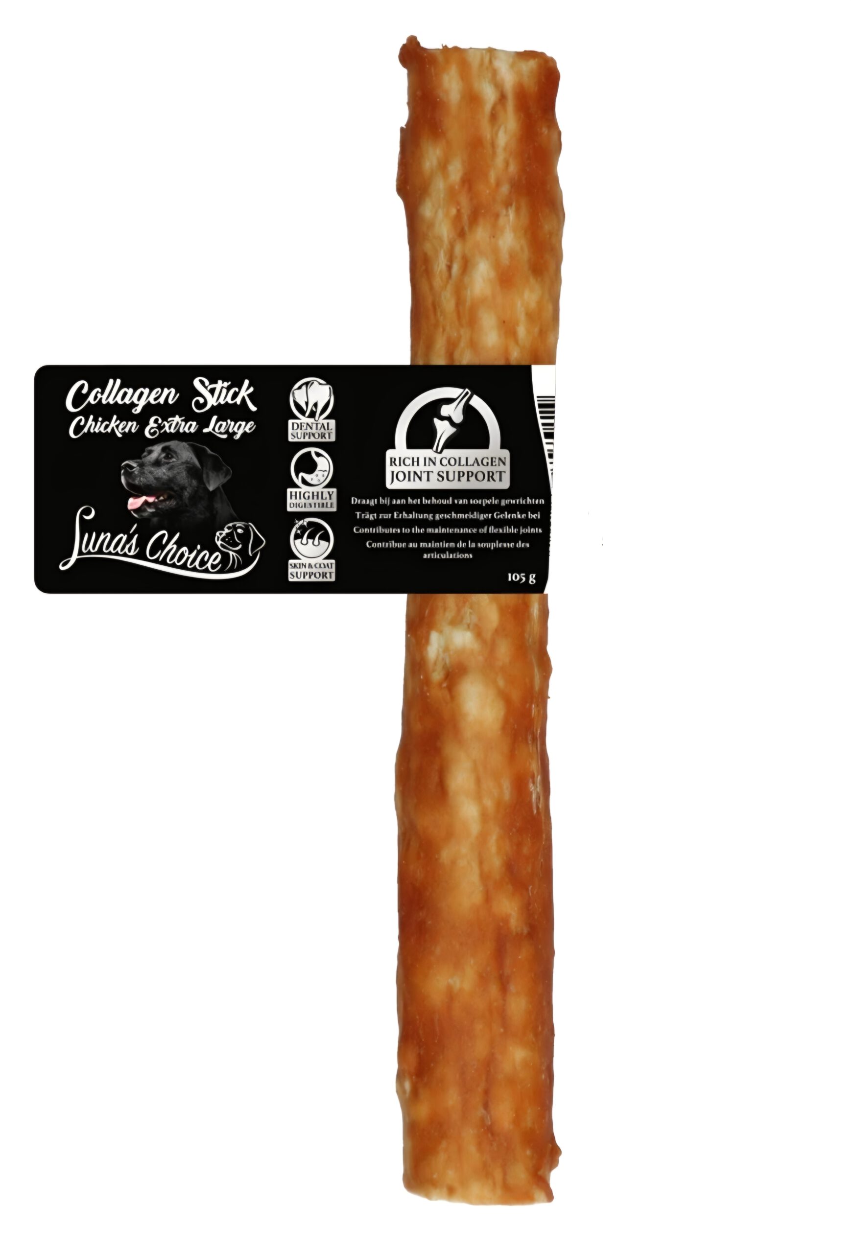Luna's Choice Collagen Chews Stick Kip XL - Afbeelding 2